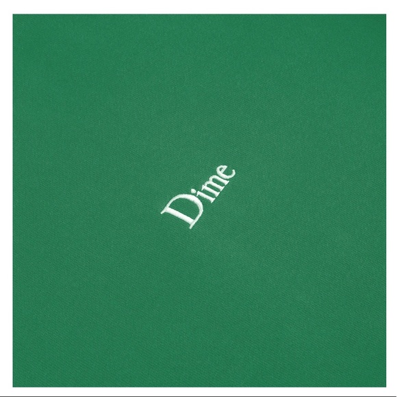 Dime Classic Small Logo Hoodie- Green XL - Picture 2 of 5